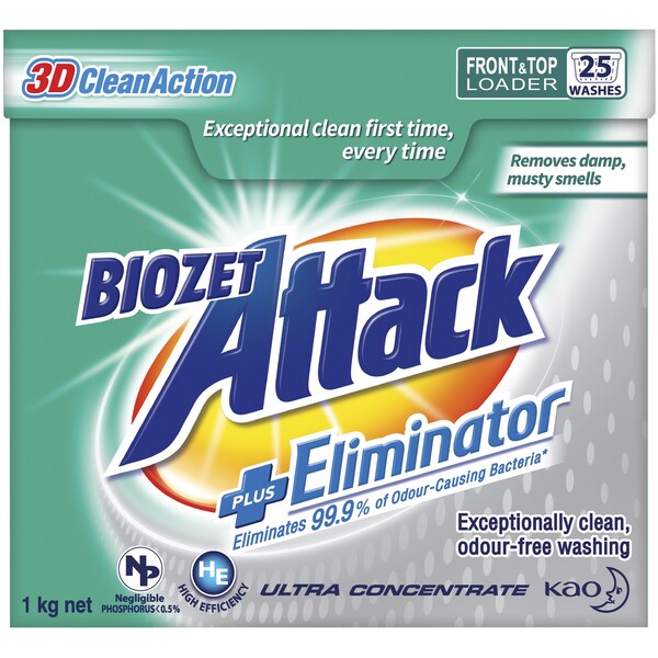 Biozet Attack Attack Odour Eliminator Powder 1Kg