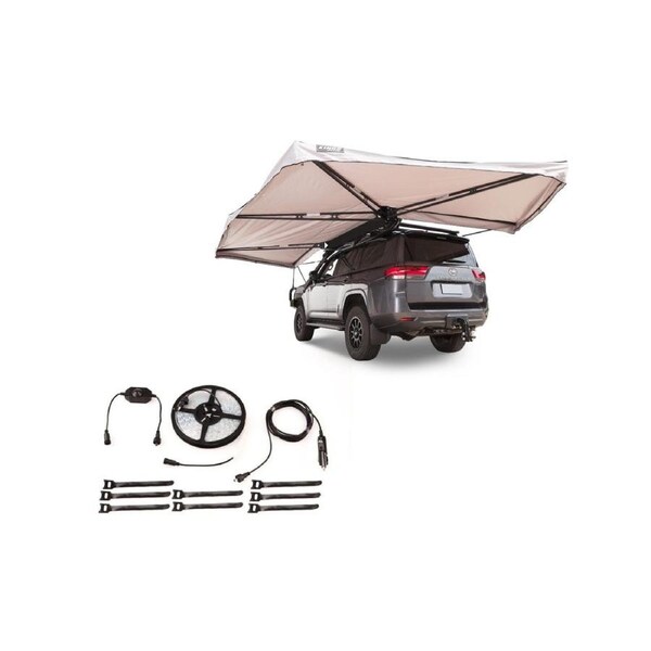 Kings Plus 270° Tourer XL Freestanding Awning MKII + 4M Strip light