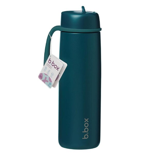 B.Box Insulated Flip Top Bottle 690ml Sea Glass
