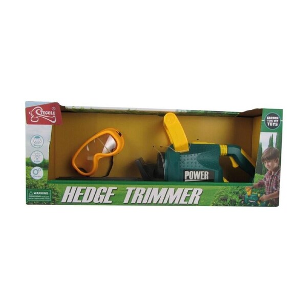 ABT Kids Garden Toy Electronic Hedge Trimmer W/ Safety Goggles 3Y+