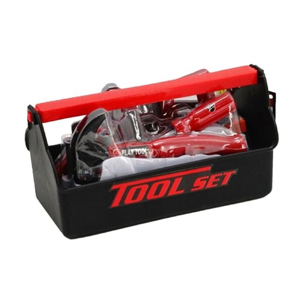 14pc ABT Kids Pretend Tool Set With Carry Box And Accessories. 3Y+