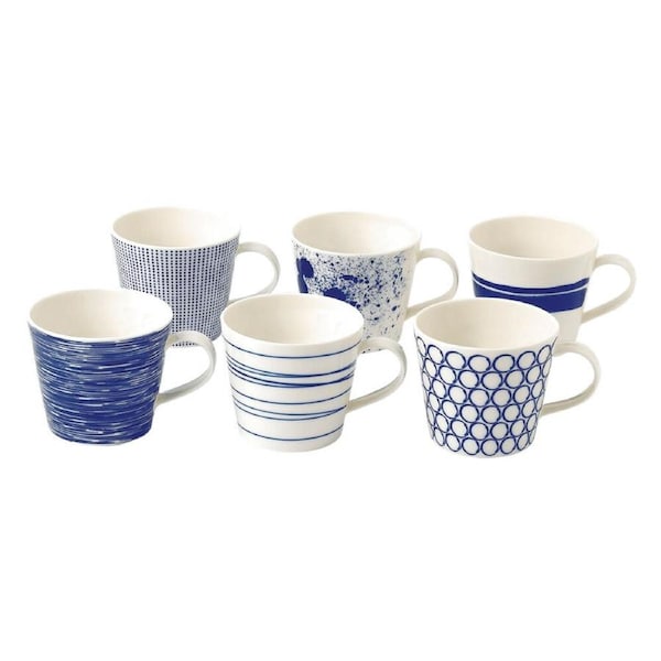 Royal Doulton Pacific 6 Piece Mug Set 400ml