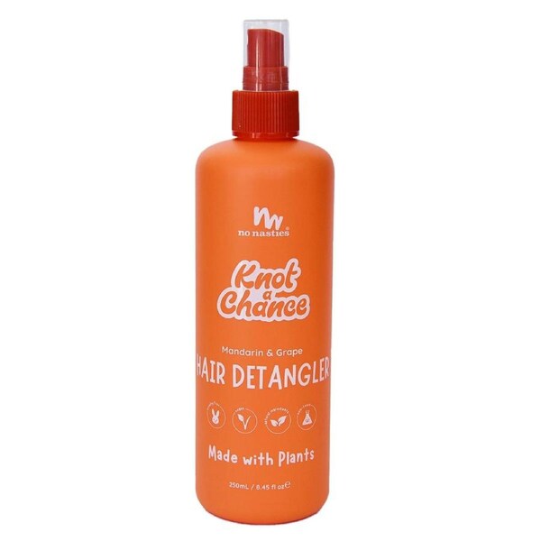 No Nasties Kids Hair Detangling Spray in Mandarin and Grape 250ml