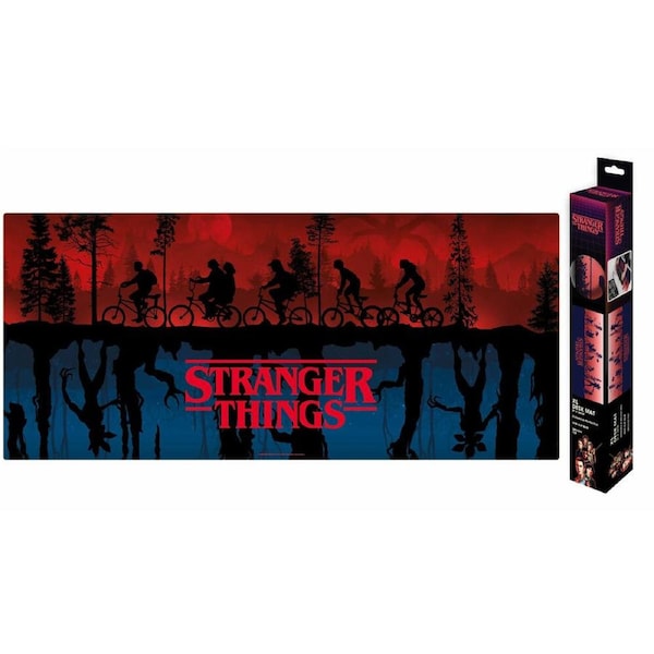 TV Blockbusters Stranger Things Upside Down XL Mouse Pad Gaming Mat Accessory