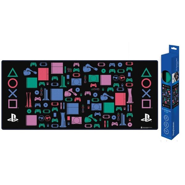 Gaming Playstation Classic Colours XL Mouse Pad Mat Accessory