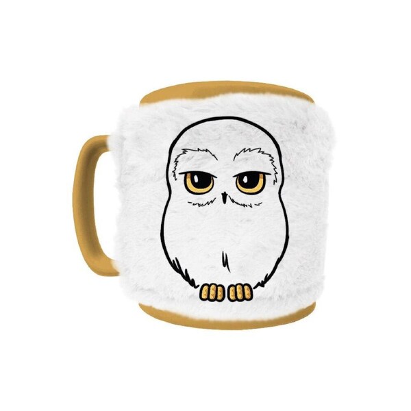Wizarding World Harry Potter Hedwig Fuzzy Ceramic Hot & Cold Drinking Mug