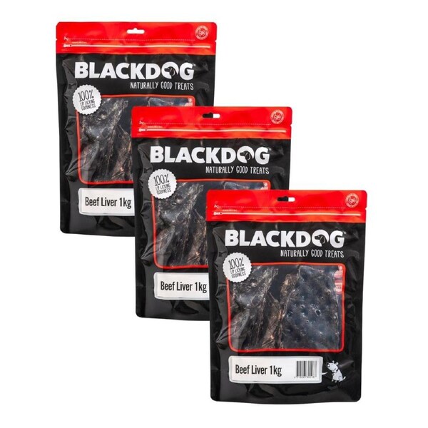 Blackdog Beef Liver 1kg x3