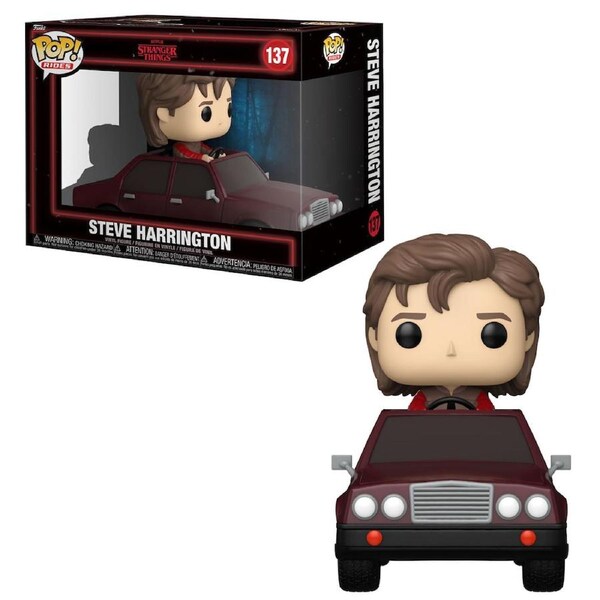 Stranger Things Season 5 Steve Harrington in Car POP! Rides Funko POP! Vinyl