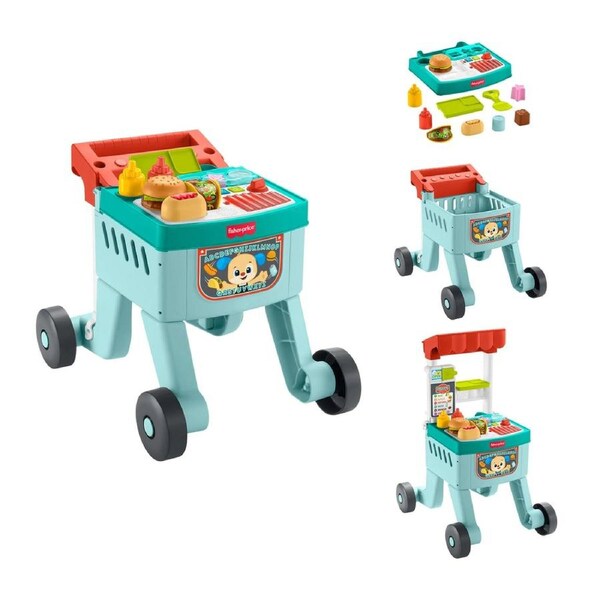 Fisher-Price Laugh and Learn 4-in-1 Snack Cart Walker