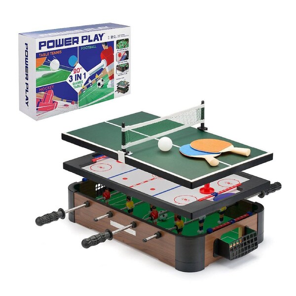 Power Play 20 inch 3 in 1 Games Table