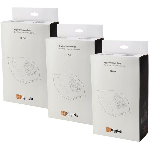 36x Bags for Miele Vacuum Cleaner 3D GN Type + Filters