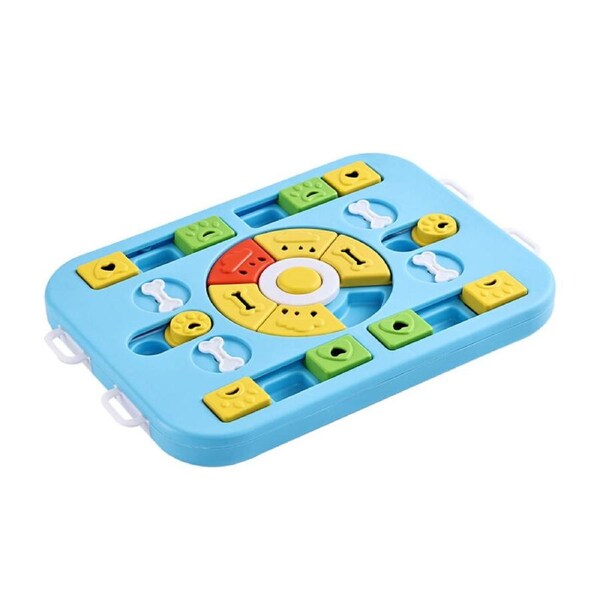 YES4PETS Dog Interactive Slide Toy Color Fun Pet Puppy Smart Training Treat Hiding Game Toys Anti Gulp Slow Feeding