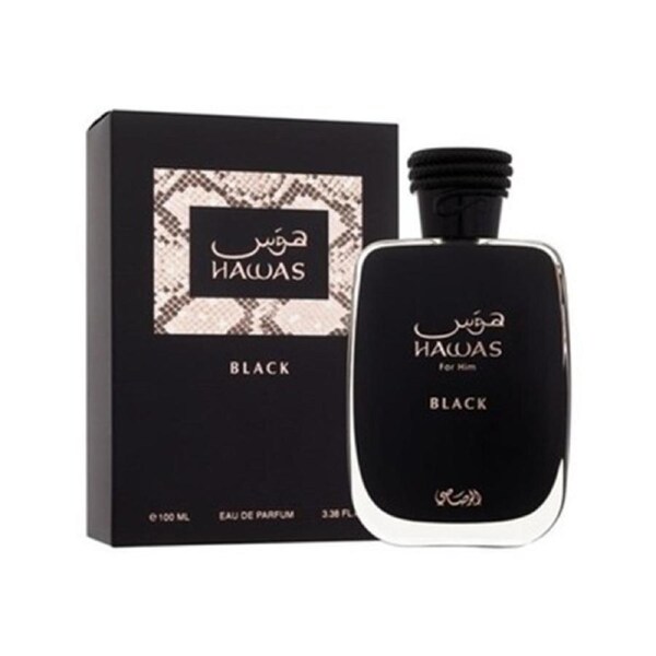 RASASI HAWAS BLACK 100ML EDP SPRAY FOR MEN BY RASASI