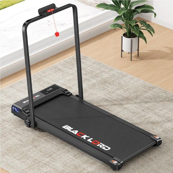 BLACK LORD Treadmill Electric Walking Pad Under Desk Home Gym Fitness Incline