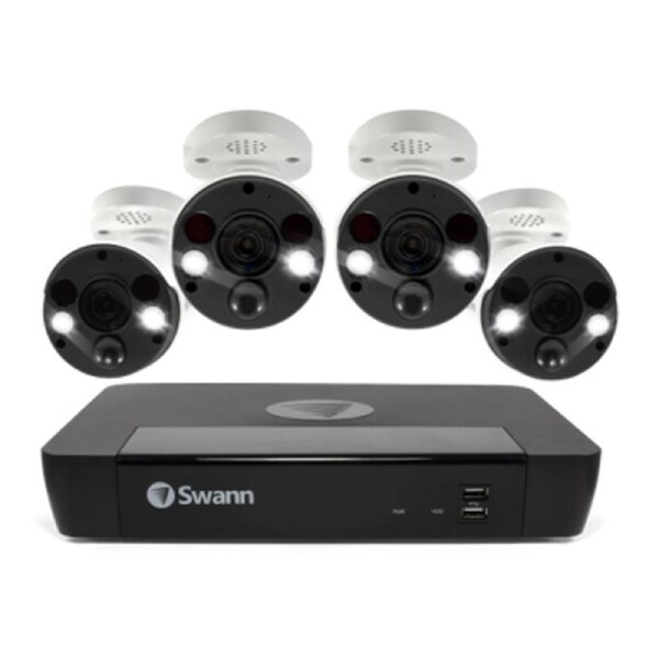 4 Camera 8 Channel 6K 12MP Mega HD Professional NVR Security System