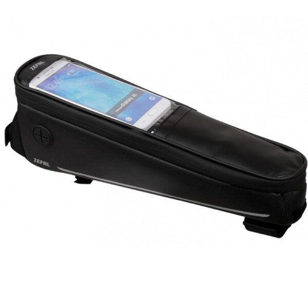 Zefal T3 Tube Top 1.8-Litre Bike Console Pack and Phone Holder Frame Bag