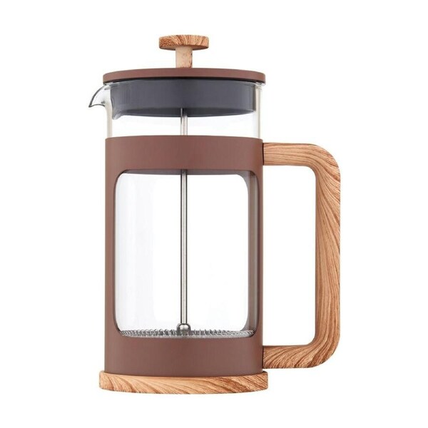Euroline Plunger French Press Coffee Maker Durable Glass 1000ml Latte