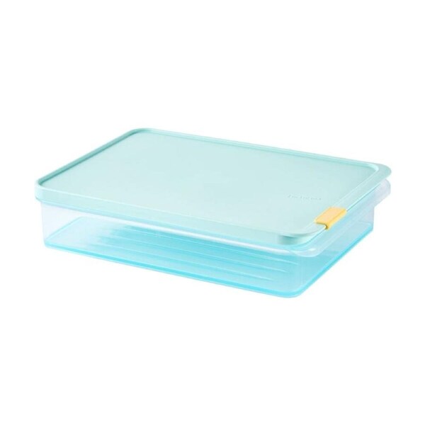 LocknLock Freezer Fit Food Storage Container Microwave Safe 2.2L Blue Lid