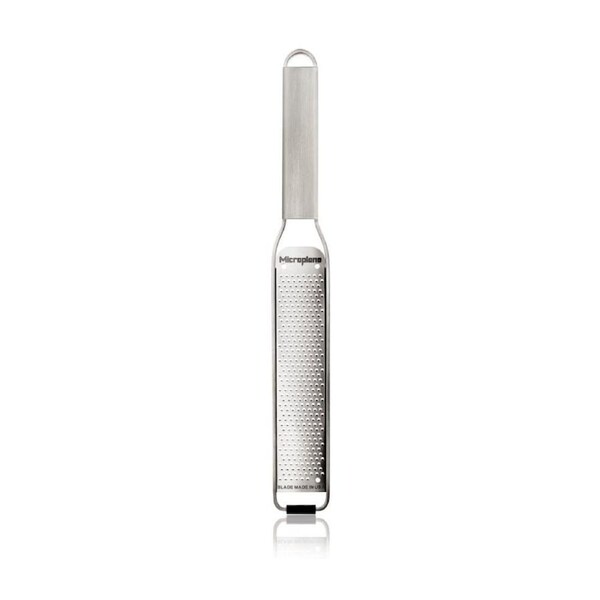 Microplane Professional Citrus Zester Handheld Grater Stainless Steel Silver