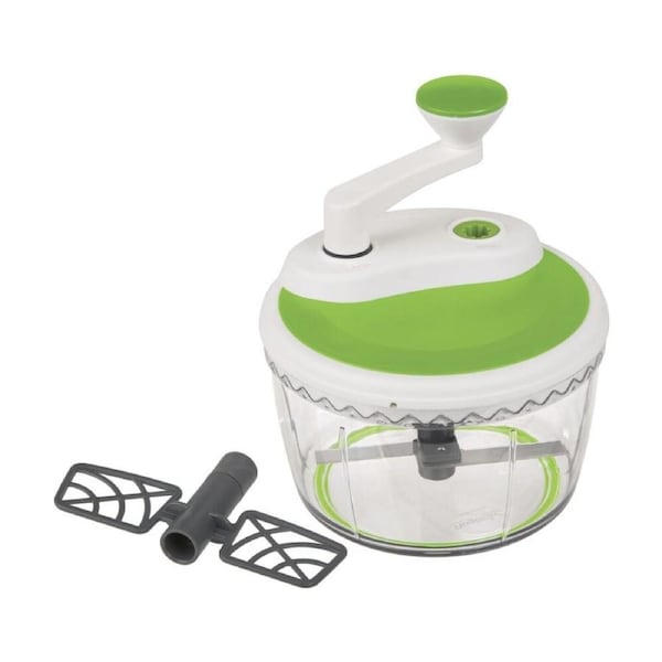 5pc Progressive Prepworks Chop & Whip Two-Speed Manual Food Processor 1.4L