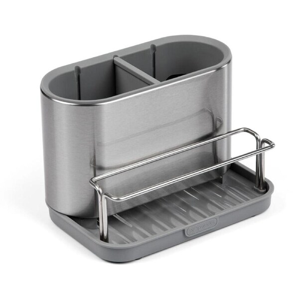 Progressive Stainless Steel Adjustable Sink Caddy Kitchen Organiser Non-Slip