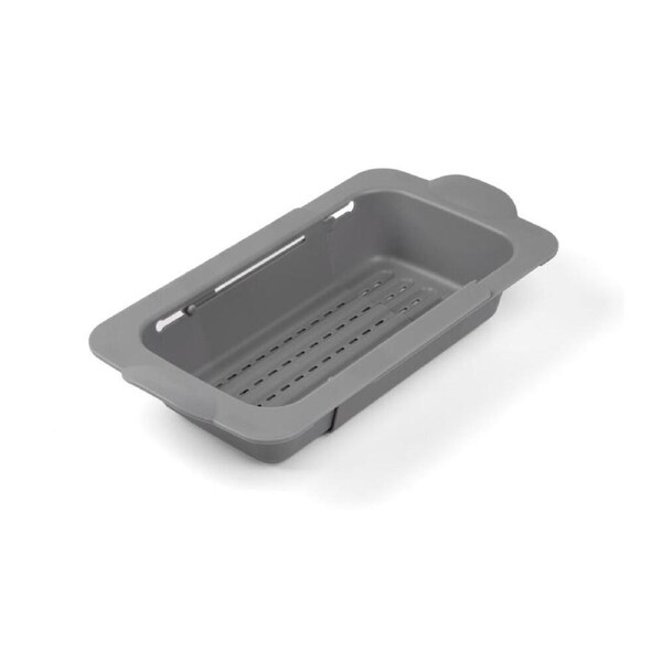 Progressive Expandable Sink Colander Non-Slip Handles Food-Safe Kitchen Tool