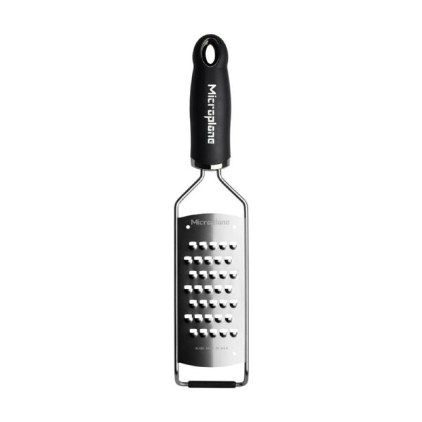 Microplane Gourmet Extra Course Grater Kitchen Accessory Black Plastic Handle