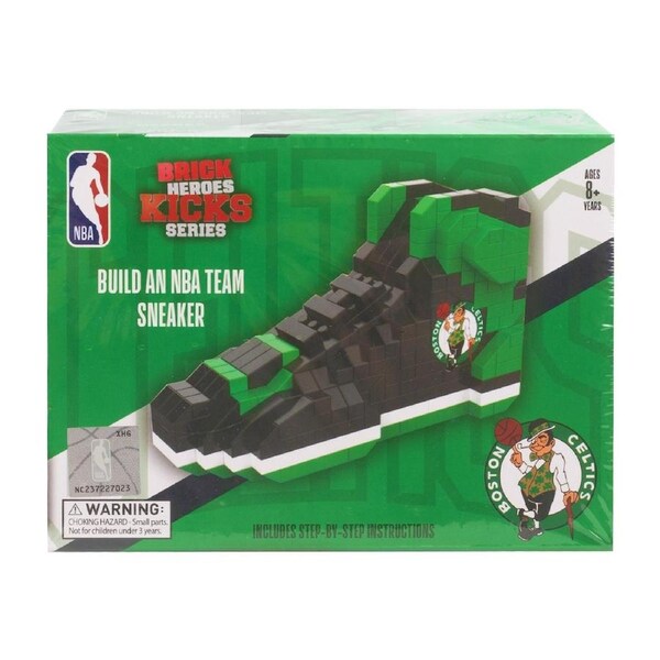 NBA Brick Heroes Kicks Series Build An NBA Team Sneaker Boston Celtics Building Set