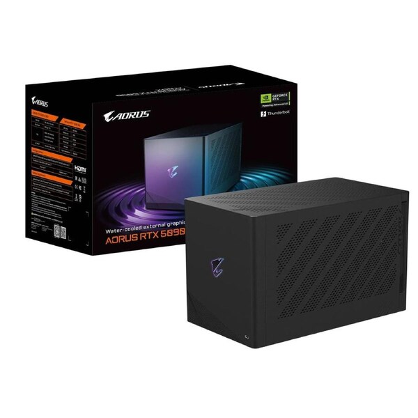 Gigabyte AORUS RTX 5090 AI BOX 32Gb, GDDR7 @28Gbpps, 2407Mhz, 512-bit, 3x DP 2.1, HDMI 2.1, 2x TB5, 3x USB 3.2, LAN, PSU 850W