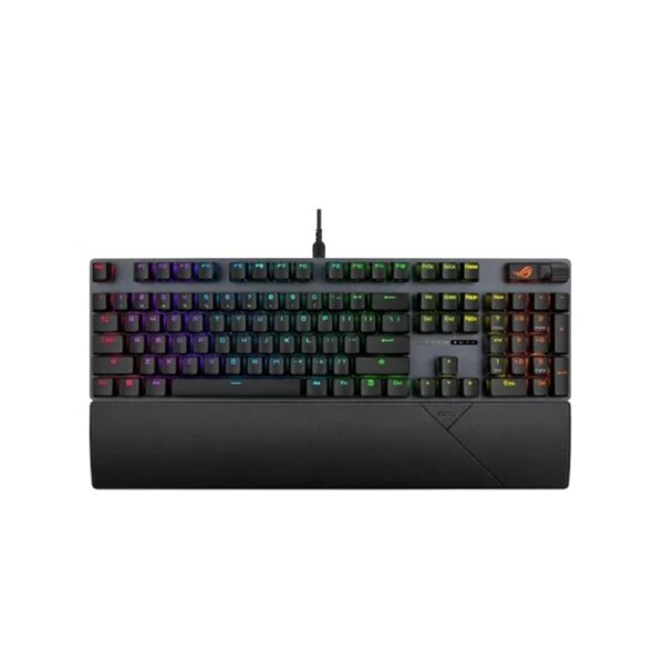 ASUS ROG Strix Scope II X Snow Gaming Keyboard Hot-swappable ROG NX Mechanical Switches V2, Sound-dampening foam PBT doubleshot keycaps or UV-coated