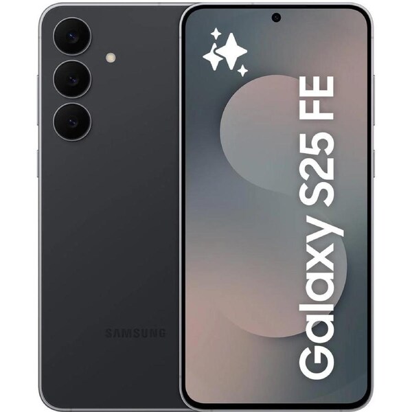 Samsung Galaxy S25 FE 5G 256GB - Jet Black *AU STOCK*, 6.7', Full HD+, 120Hz, 8GB/256GB, 50MP/12MP, Single+ eSIM, AI, 4900mAh, 2 Years Warranty