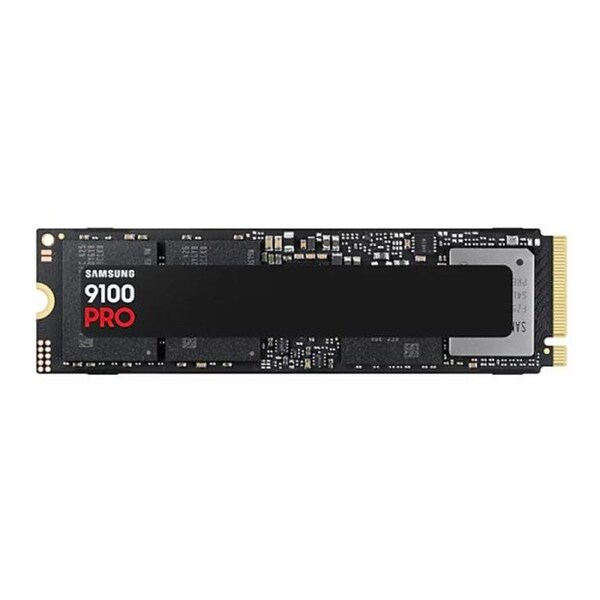 Samsung 9100 PRO 4TB PCIe Gen5 NVMe SSD 14800MB/s 13400MB/s R/W 2200K/2600K IOPS 2400TBW 1.5M hrs V-NAND TLC AES 256-bit Encryption 5yr wty