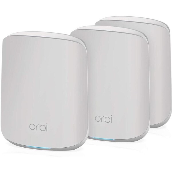 NETGEAR Orbi Dual Band WiFi 6 Mesh System (RBK353) - 3 Pack