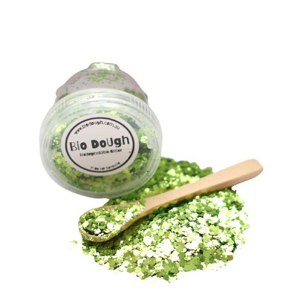 Green Glitter Biodegradable, Eco-Friendly, Non-Toxic Glitter for Kids