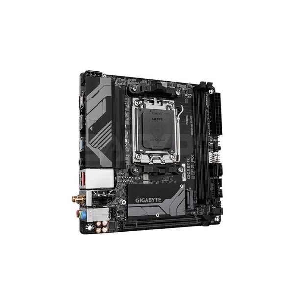 Gigabyte B650I AX Motherboard 2x DDR5~96GB,1x PCIe x16, 1x M.2, 2x SATA 6, 3x USB 3.2, 1x USB-C, 4x USB 2.0