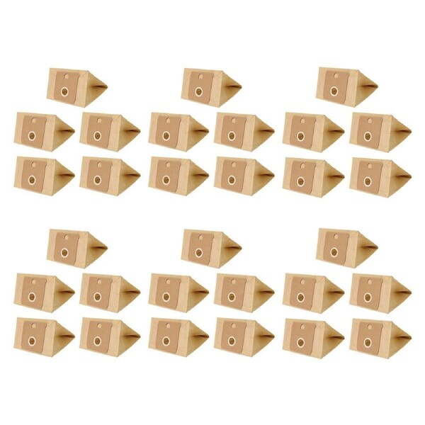 6x 5pc CleanUp Vacuum Cleaner Bags Paper Fits Electrolux Eureka Euroclean Volta