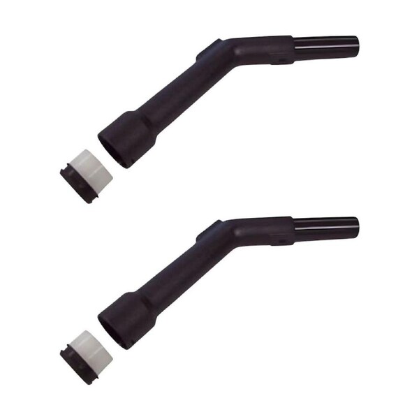 2PK Universal 35mm Black BEP Handle with Clip Ring & Swivel End PVC
