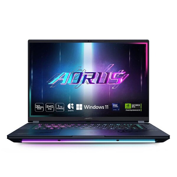 Gigabyte Aorus Master 16 BYH 16in OLED QHD 240Hz Ultra 9 275HX RTX 5080 1TB SSD 32GB RAM W11P Gaming Laptop (AORUS MASTER 16 BYHC5AUE64SP)