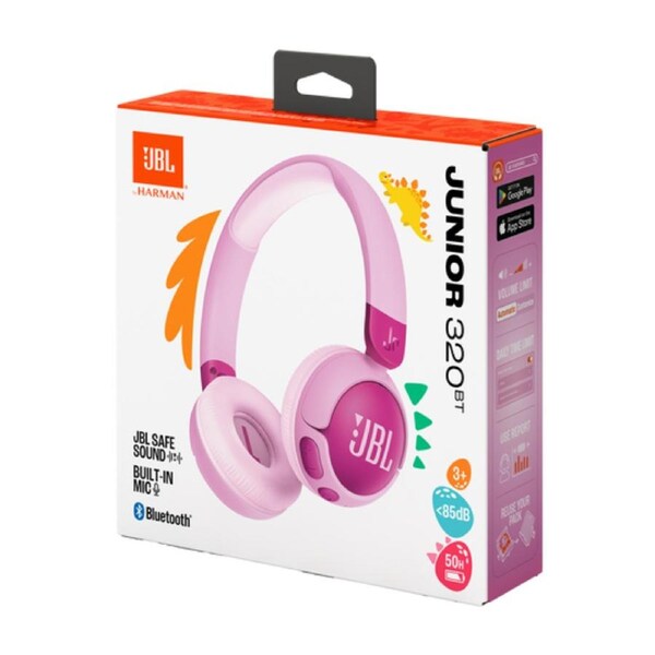 JBL JR320 BT Kids On Ear Bluetooth Headphones Purple