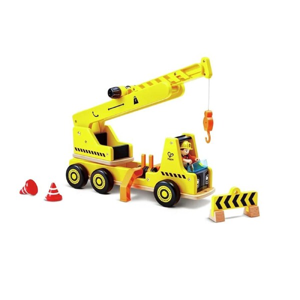 Hape - Mobile Crane & Construction Set