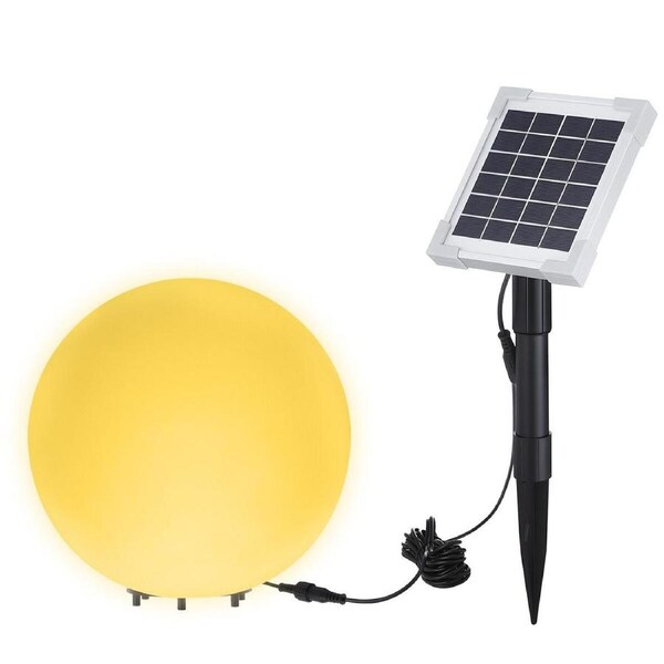 Garden Solar Light Outdoor RGB LED 9 Colour Changing Weatherproof Landscape Colourful Ball Lamp Decoration 40cm Energy Powered Rechargeable Lighting