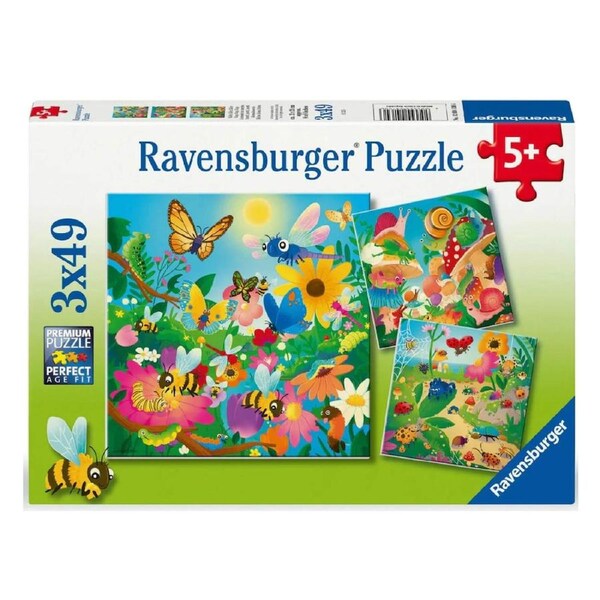 Ravensburger Bugs Bugs Bugs 3x49 Piece Jigsaw Puzzle