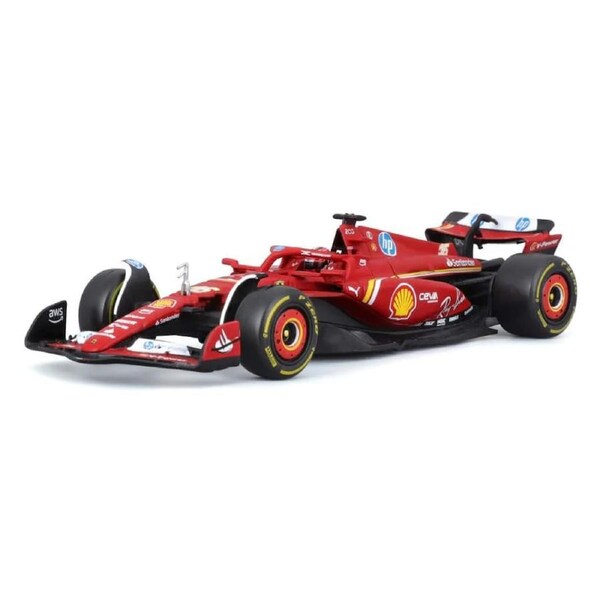Bburago - 1:43 Ferrari SF-24 #16 Leclerc w/ Helmet