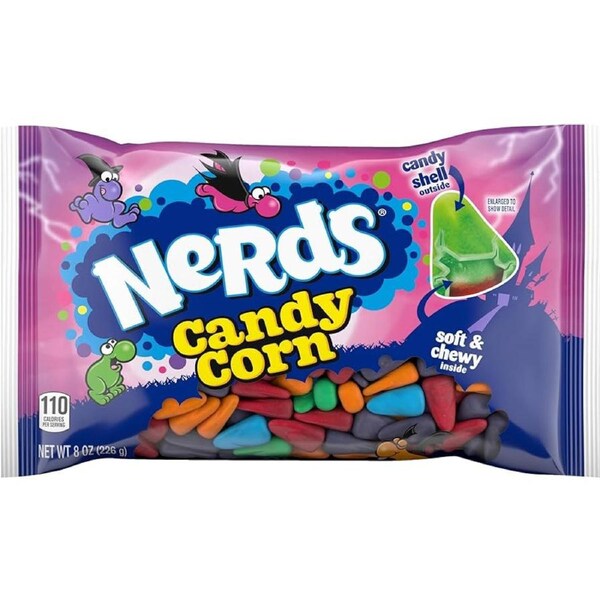 Nerds Candy Corn Halloween Lollies Pack 226g