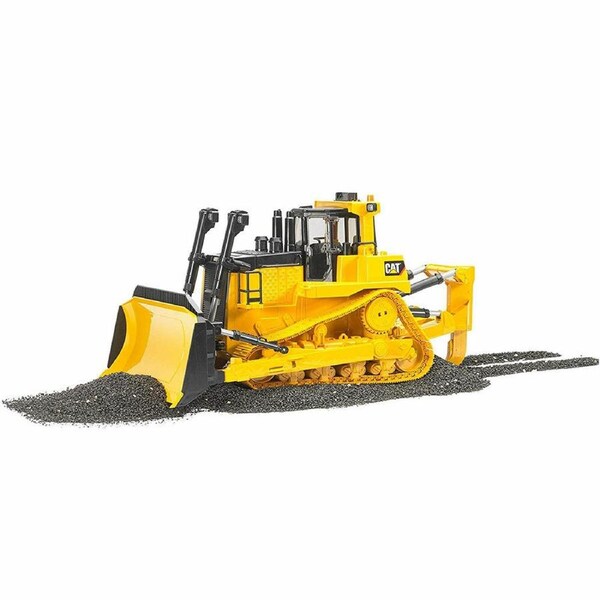 Bruder 1:16 Kids Caterpillar Large Construction Truck Bulldozer w/ Ripper Yellow