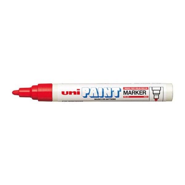 Uni Pnt Mrk Blt PX20 Red Bx12
