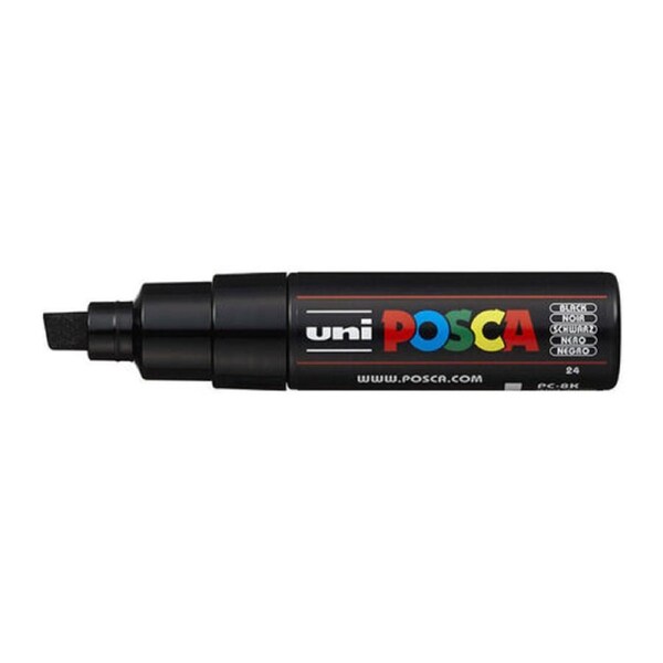 Posca PC-8M Bold Chisel Black