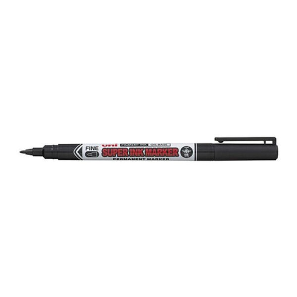Uni Super Ink PermMrk Blk Bx12