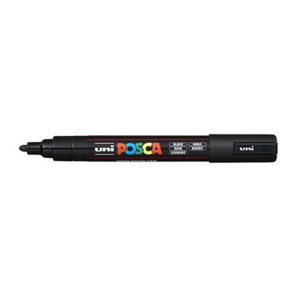 Posca PC-5M Med Blt Paint Blk