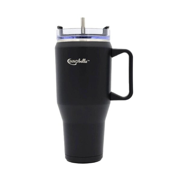 Innobella Tumbleroo 1200ml Stainless Steel Insulated Cup Black